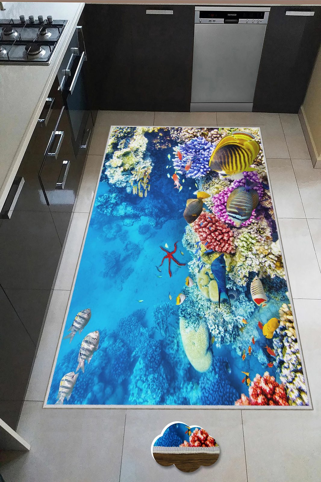 Qilim Conceptum Hypnose, shumëngjyrësh, Wookece166, 60x100cm