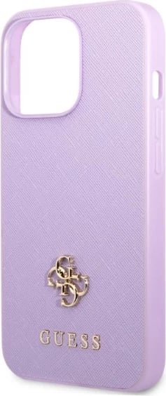 Mbështjellës Guess Saffiano 4G Small Metal Logo për iPhone 13/13 Pro 6.1", vjollcë Mbështjellës Guess Saffiano 4G Small Metal Logo për iPhone 13/13 Pro 6.1", vjollcë