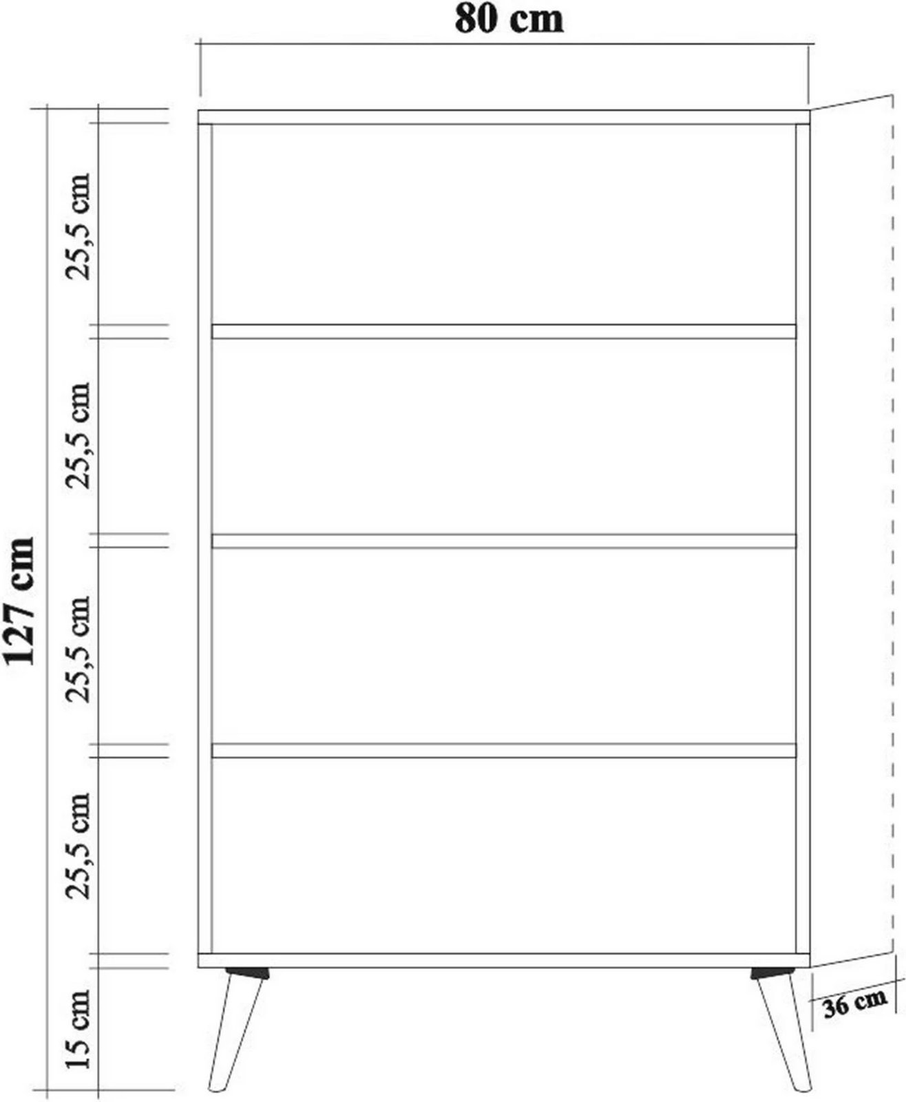 Dollap multifunksional, ngjyrë lisi Sonoma, Multibox - 729
