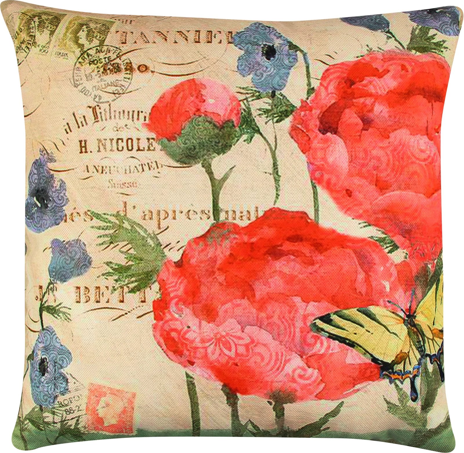 Jastëk Aberto Design, A12652, shumëngjyrësh, 43x43cm