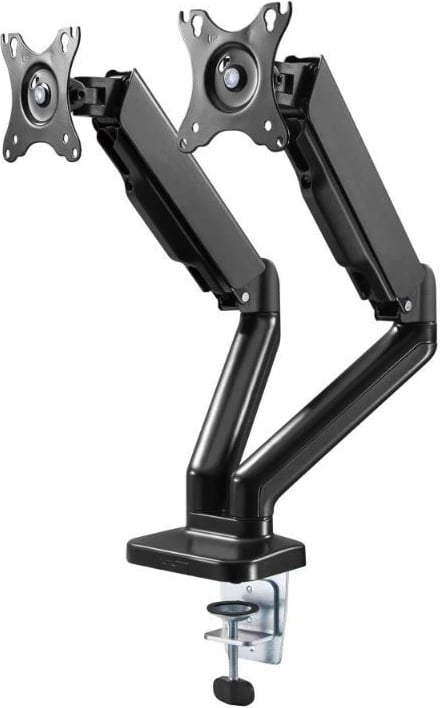 Mbajtëse tavoline për dy monitorë Techly ICA-LCD 462B, 17-32 inç, 9kg, e zezë