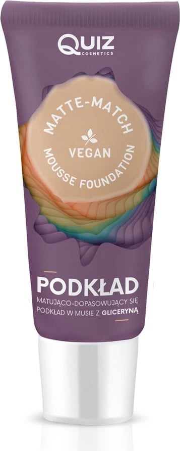 Fondatinë mousse për femra Quiz Cosmetics Matte-Match N°01 Natural 30ml