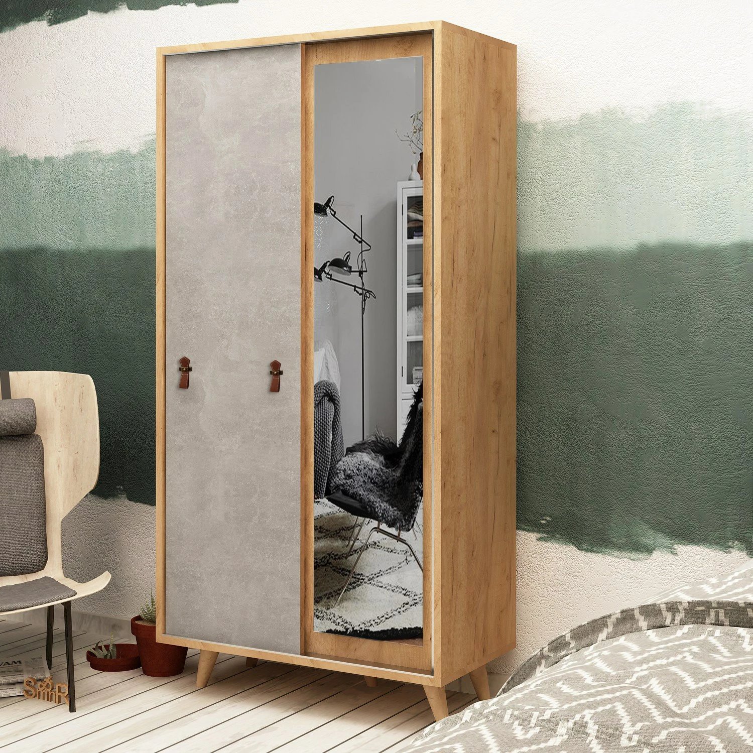 Dollap Hanah Home, ngjyrë lisi, Rana