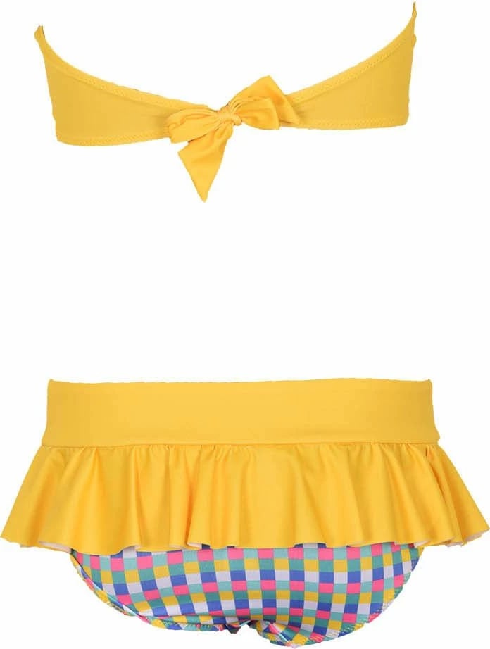 Set bikini për fëmijë, 2 pjesë, Jumeon, Kitty, e verdhë