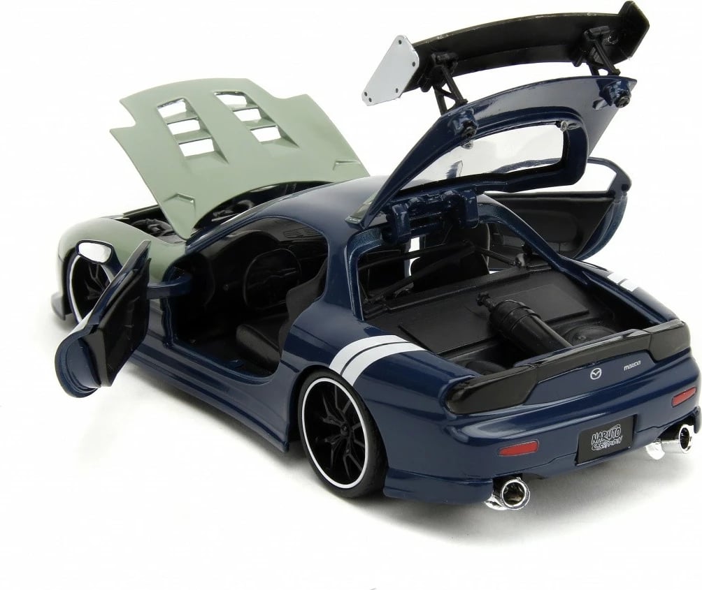 Makine model Jada Toys Mazda RX-7 1:24 me figurë Kakashi Hatake, Naruto Shippuden, Jeshile/Kaltër Makine model Jada Toys Mazda RX-7 1:24 me figurë Kakashi Hatake, Naruto Shippuden, Jeshile/Kaltër