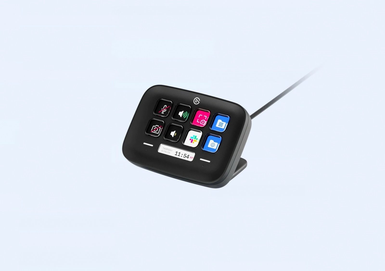 Panel Stream Deck, Elgato, Neo 10GBJ9911, 8 butona, 2 Touch Points, USB-C, e zezë