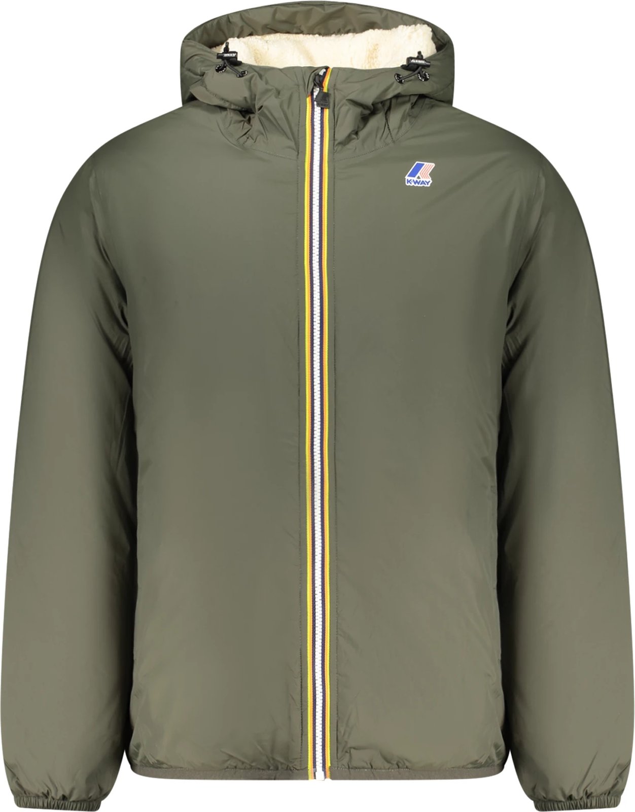Jakne për meshkuj K-WAY, e gjelbër