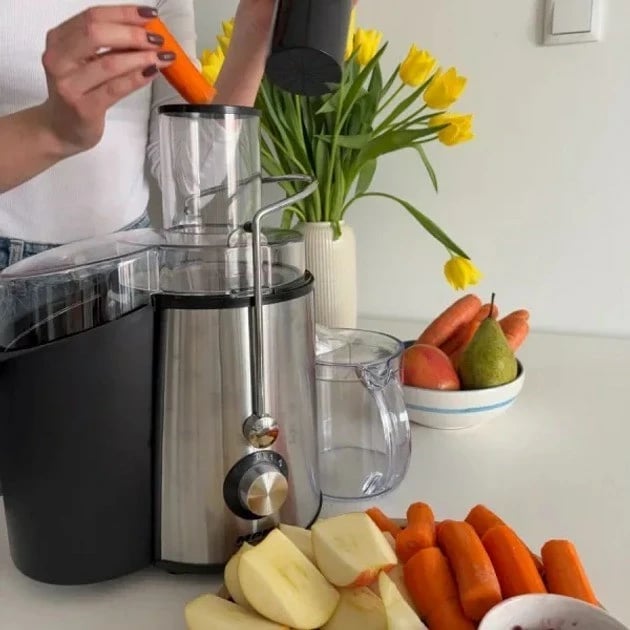 Shtrydhëse frutash MPM MSO-18M, 1000 W, Inoks, E zezë