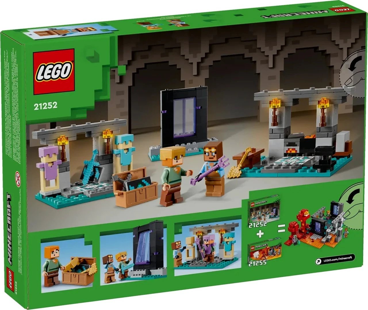 Set LEGO Minecraft 21252 The Armory