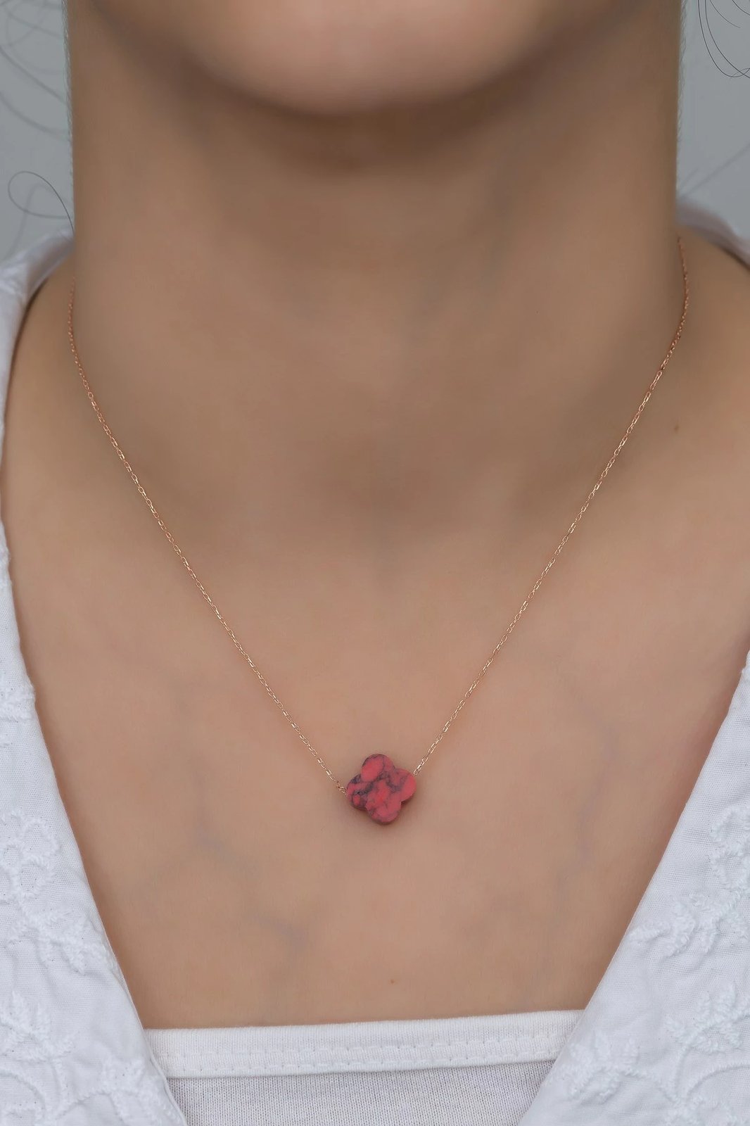 Qafore argjendi, ngjyrë rozë ari dhe e kuqe, Jumeon, NRZ99318