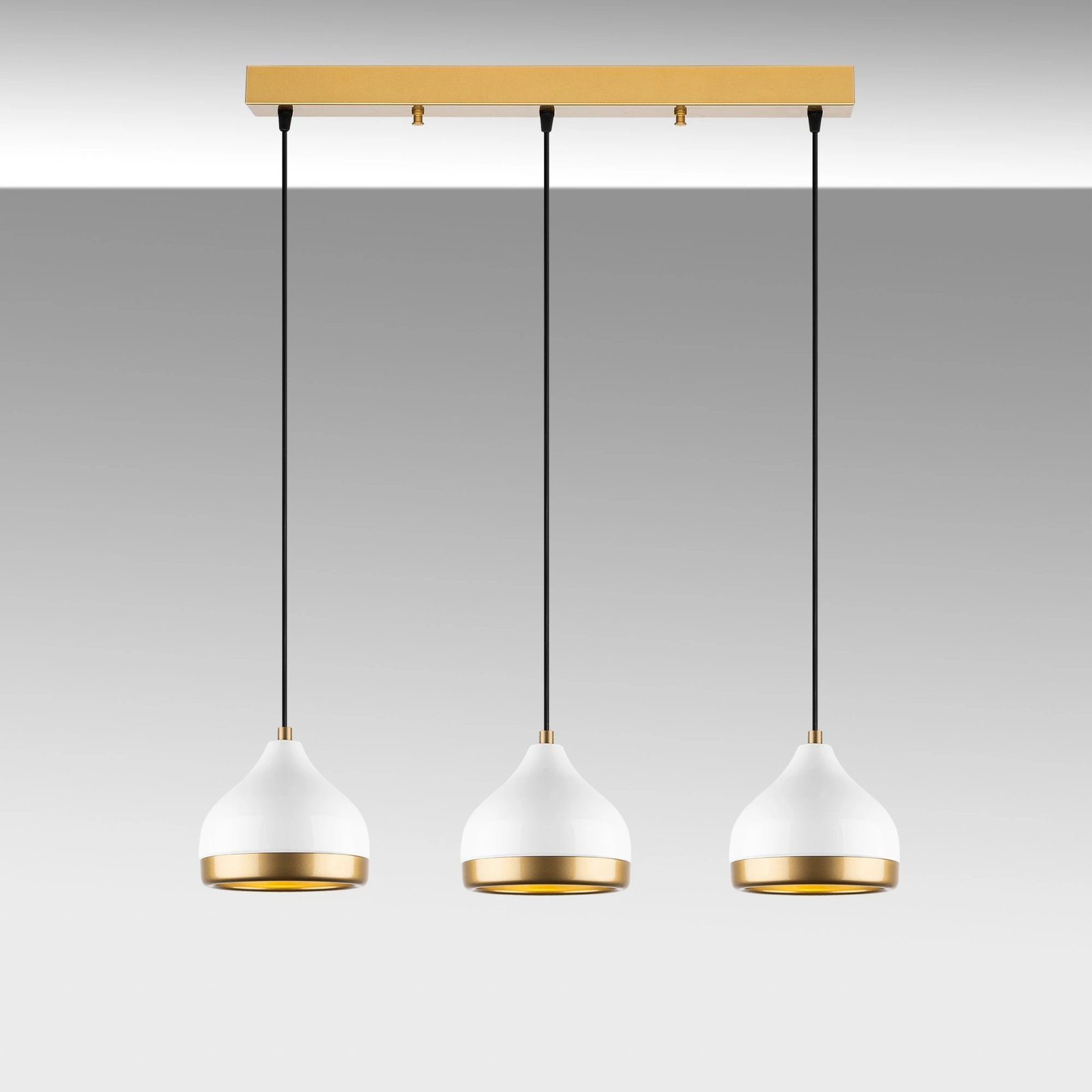 Llambë tavani Opviq, Yildo - M-6880, metalike, e bardhë