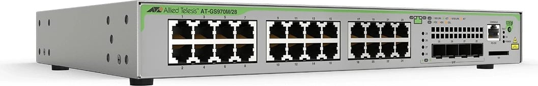 Switch Allied Telesis GS970M, Managed, L3, Gigabit Ethernet, Rack mounting, 1U