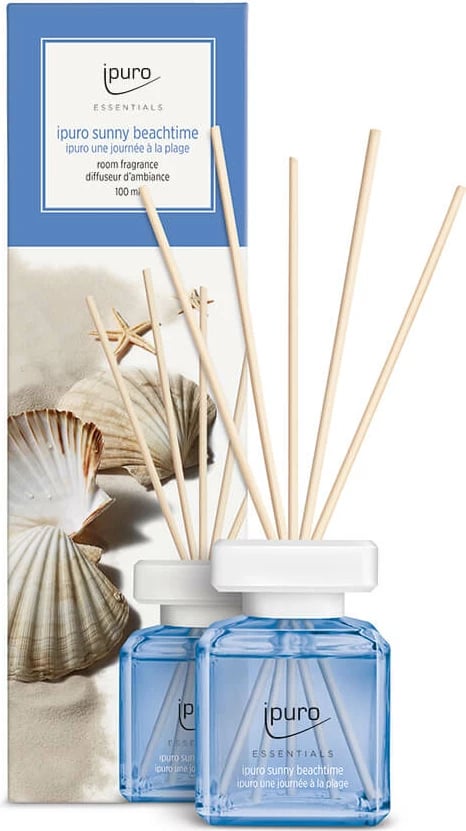 Aromë ambienti ipuro essentials sunny beachtime, qelq, 100ml, 6x7x23cm