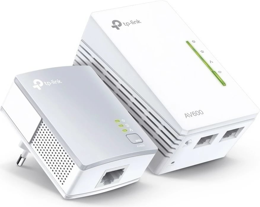Powerline extender TP-Link TL-WPA4221 KIT AV600 300Mbps i bardhë