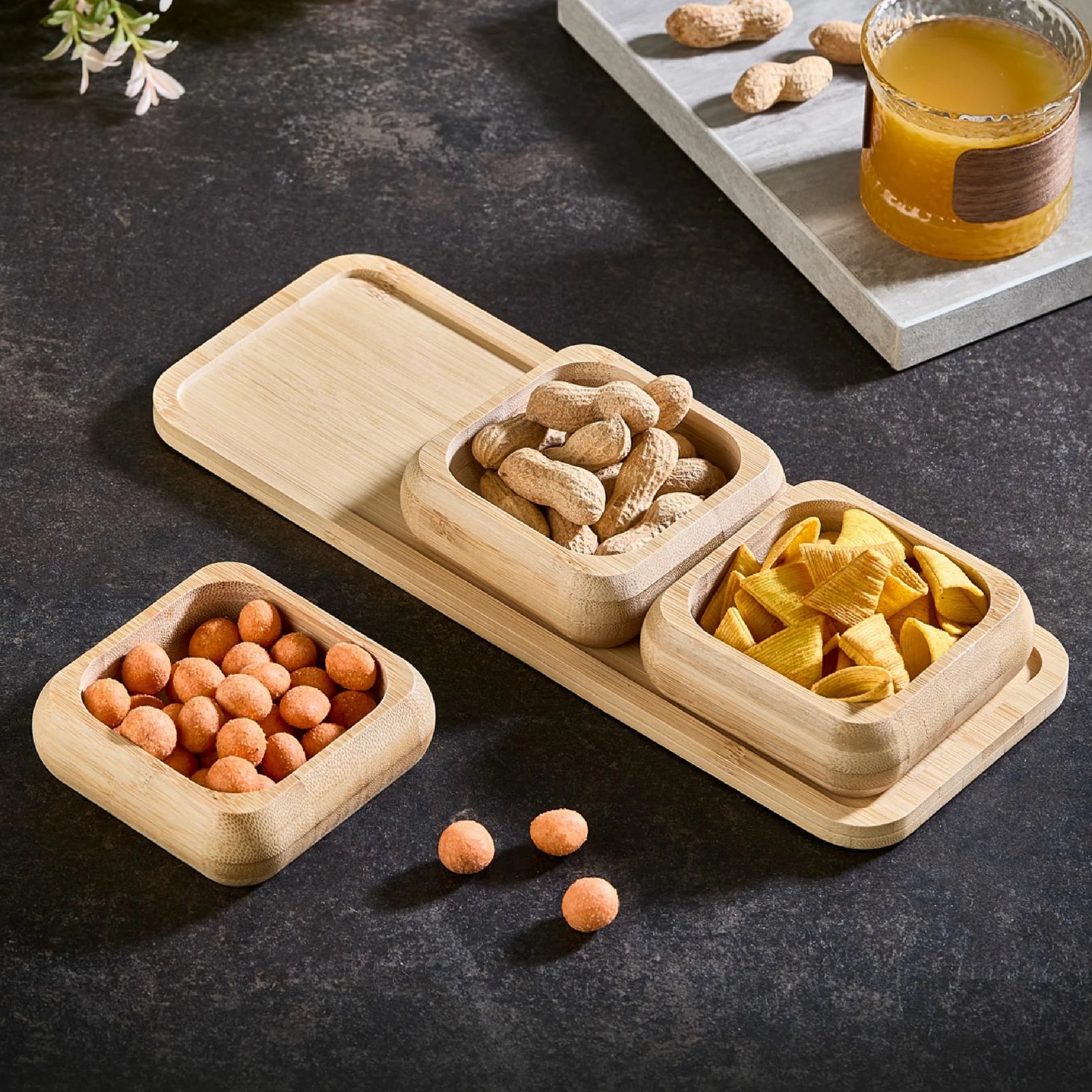 Set pjatash për meze (4 copë), Hermia Concept, Acero-32120