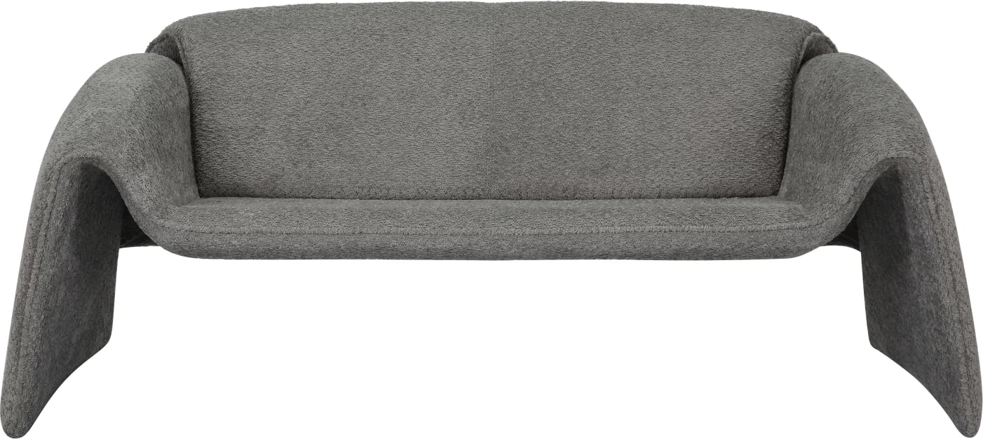 Divan 2-vendësh TREK FH9680.01 kornizë metali-gri pëlhurë 160x80x63Hcm