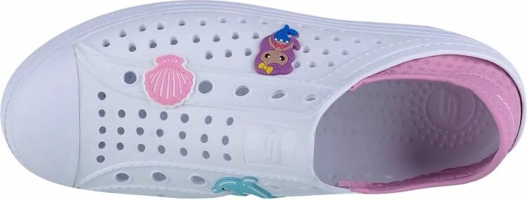 Këpucë fëmijë Skechers, të bardha