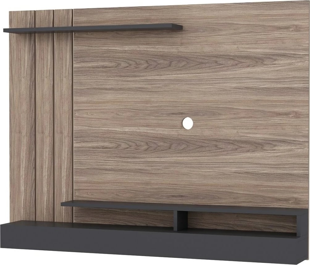 Njësi TV Skye Decor, Lawrance, ngjyrë fume dhe lis