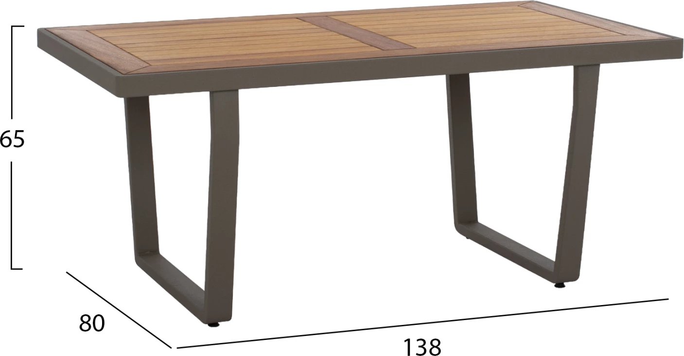 Set për jashtë 4 pjesësh, alumin gri, FH5885.01