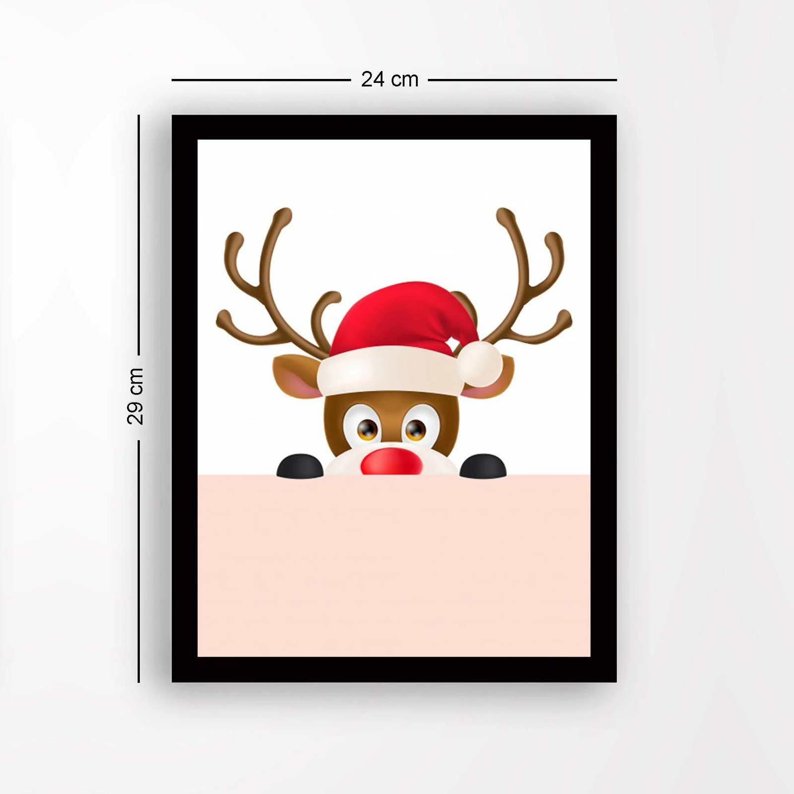 Pikturë dekorative me kornizë, MDF, shumëngjyrëshe, Wallity, SC1, 24x29cm