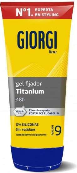 Xhel për flokë Giorgi Line Absolute Titanium Gel Fijador Indestructible N9 240ml