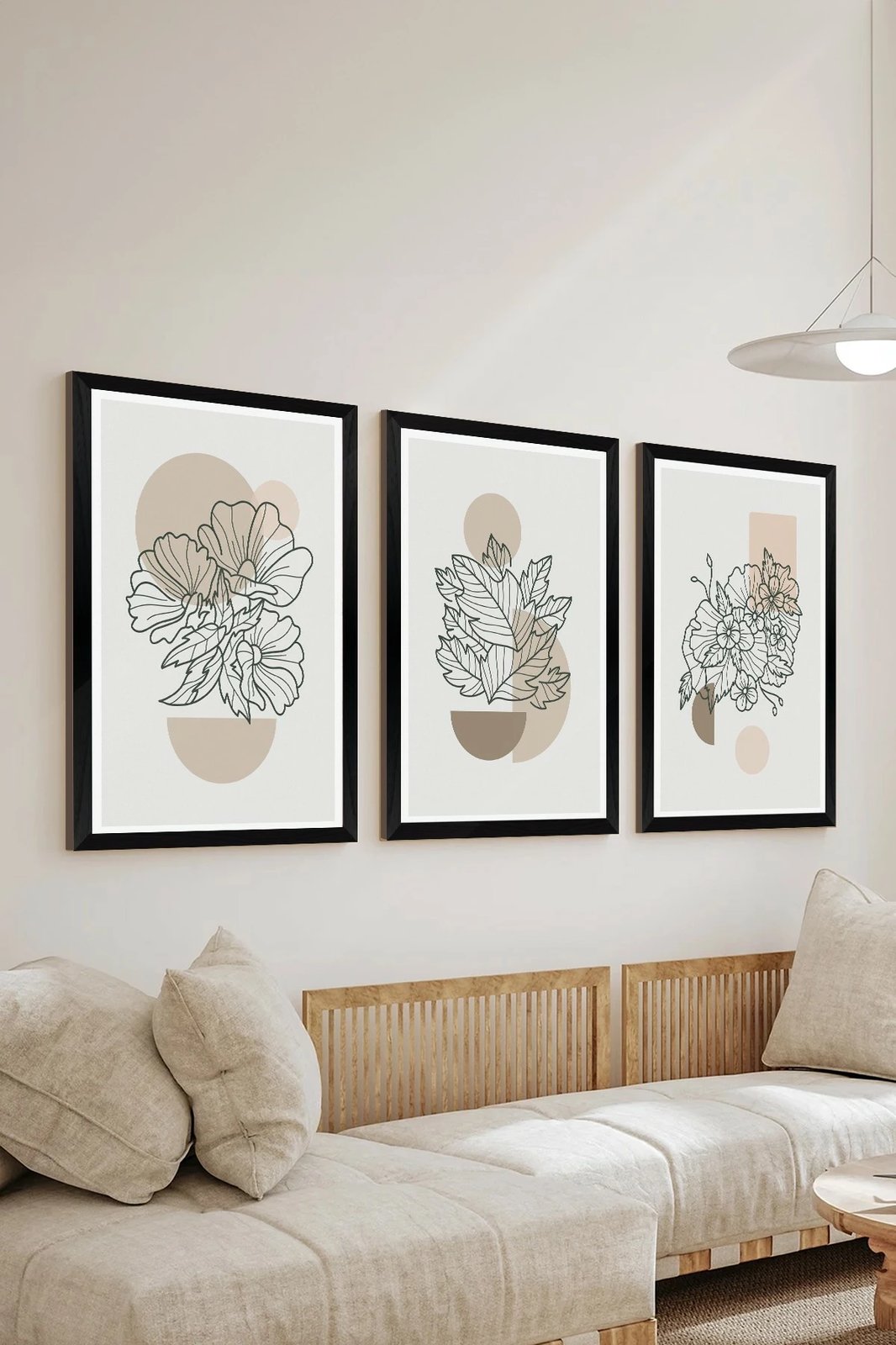 Set pikturash dekorative (3 copë), Wallity, Artsycllct22