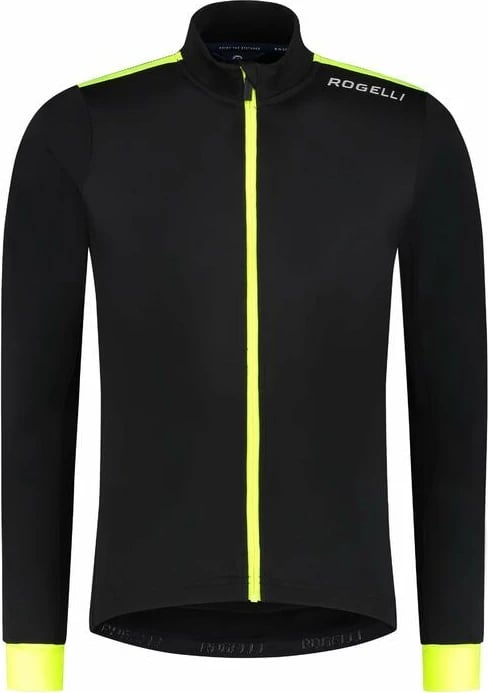 Maicë me mëngë të gjata për meshkuj Rogelli, e zezë-fluo