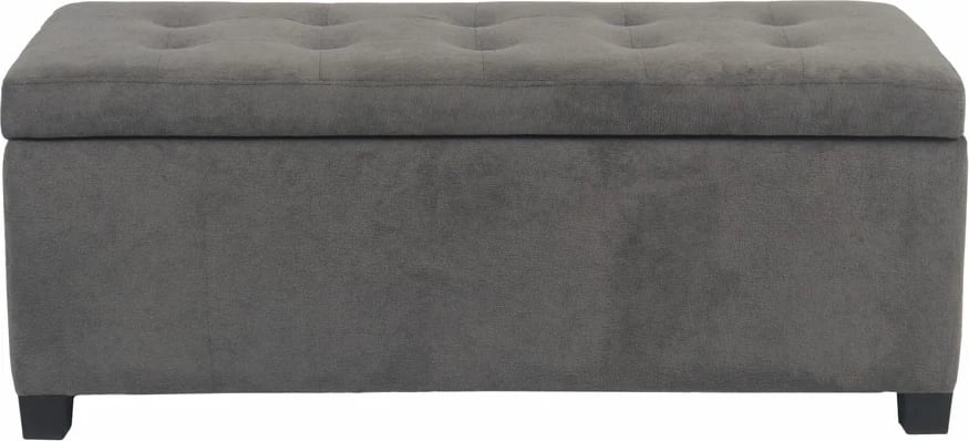 Stool me hapësirë për ruajtje, ngjyrë gri, 102x42x40