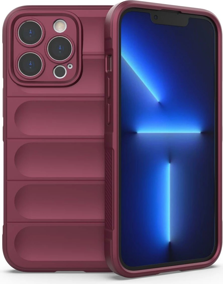 Mbështjellës Hurtel Magic Shield Case për iPhone 13 Pro Max, TPU, i kuq