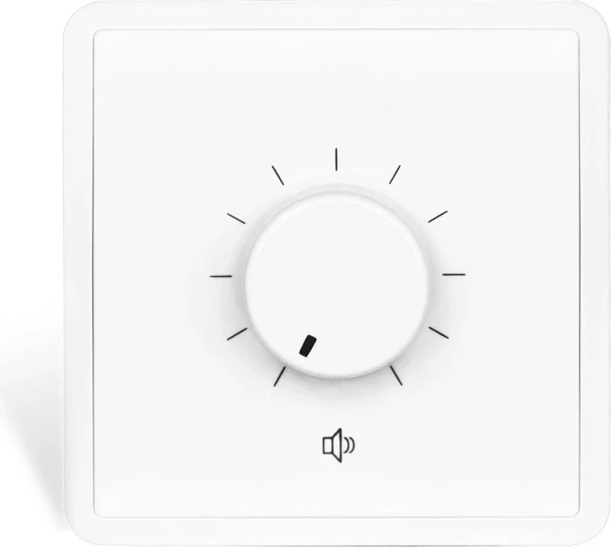 Kontrollues volumit AUDAC VC3102, 100 W, për mur, i bardhë