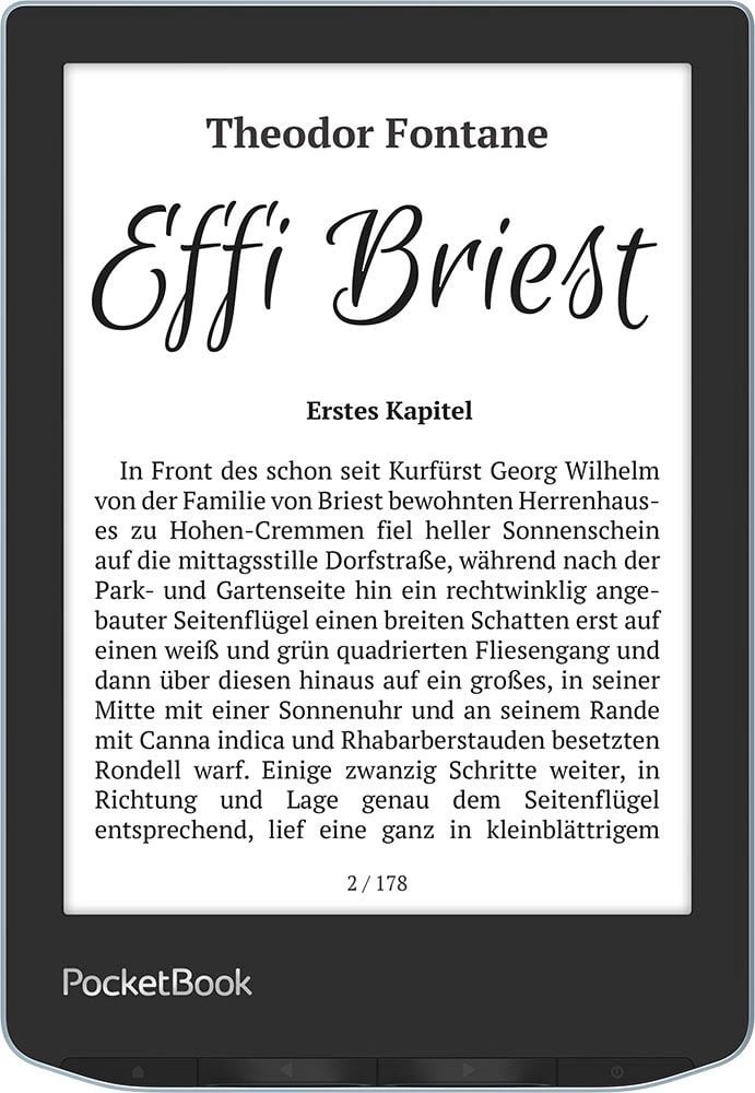 Lexues elektronik, PocketBook, Verse PB629-2-WW-B, madhësi S, blu pastel