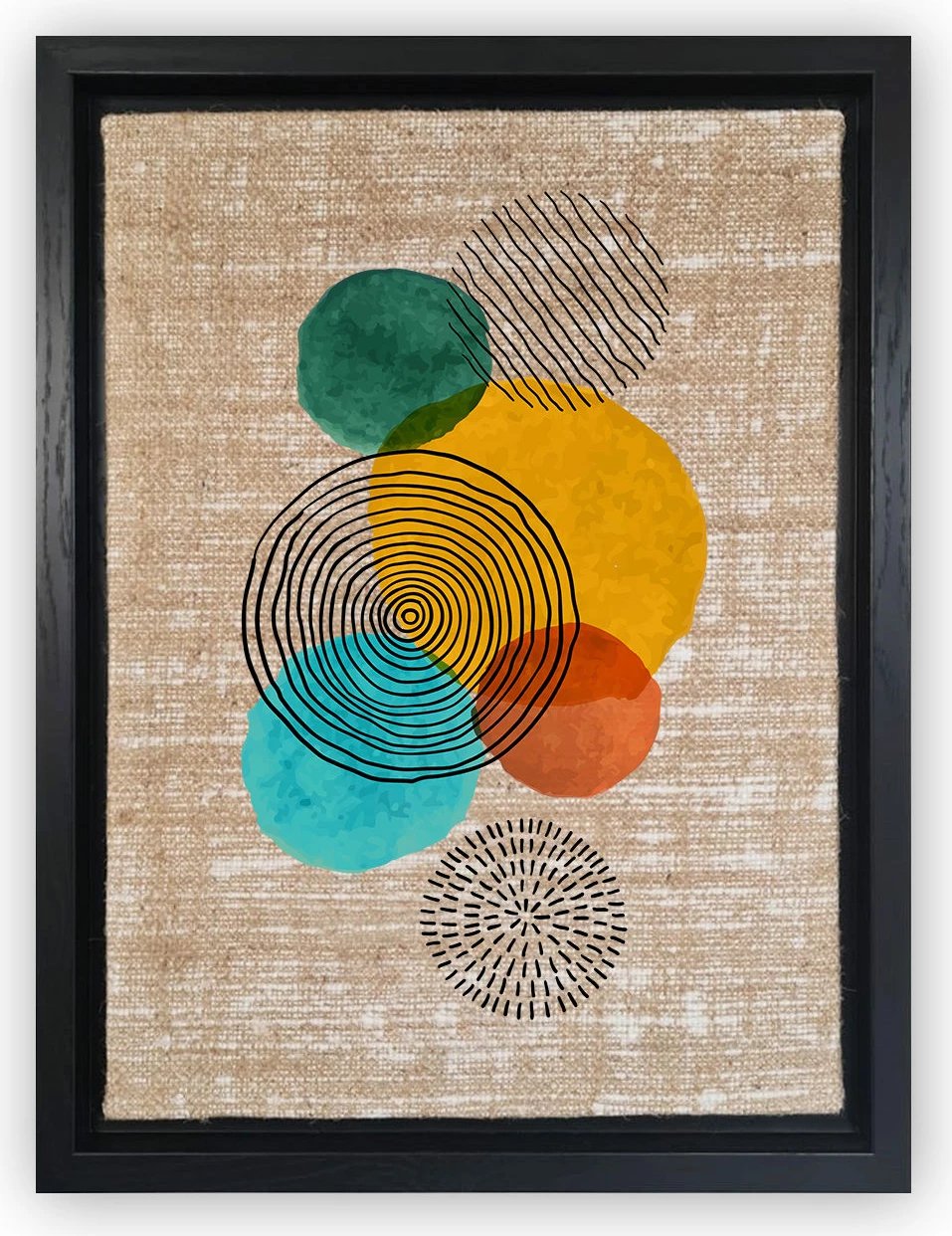 Pikturë dekorative në kanavacë Wallity, LSJ219362251112 - 96136, shumëngjyrëshe, 96x136cm