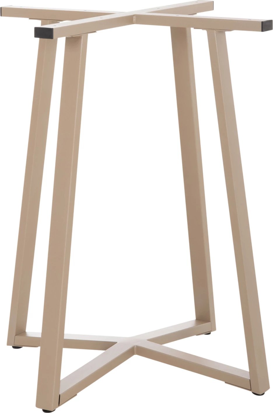 Këmbë tavoline metalike, ngjyrë kapuçino, FH470.25, 60x60x72cm