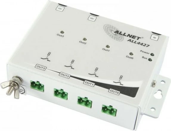 Relais switch ALLNET ALL4427, 250 V, 10 A, Bardhë