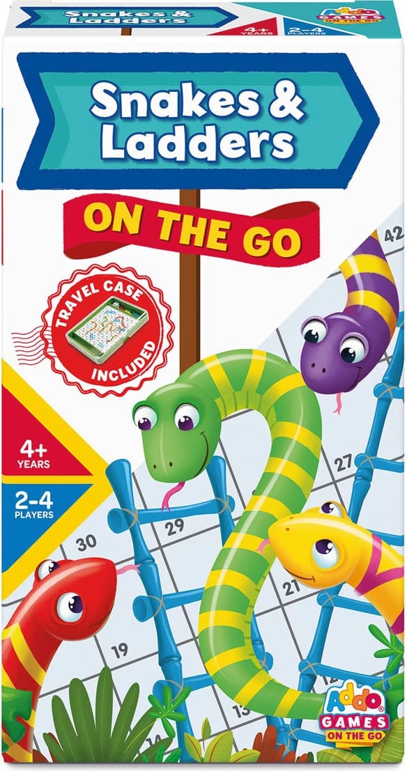 Set lodër Addo Games On The Go Snakes & Ladders Travel Game
