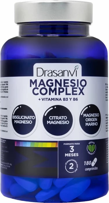 Suplement ushqimor Drasanvi Magnesium Complex, 180 tableta