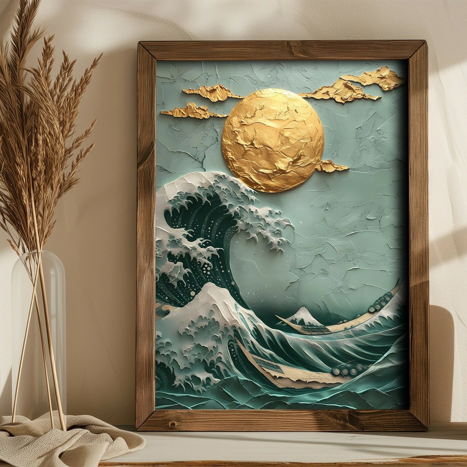 Pikturë dekorative me kornizë MDF, shumëngjyrëshe, Wallity AI138, 35x47x3.5cm