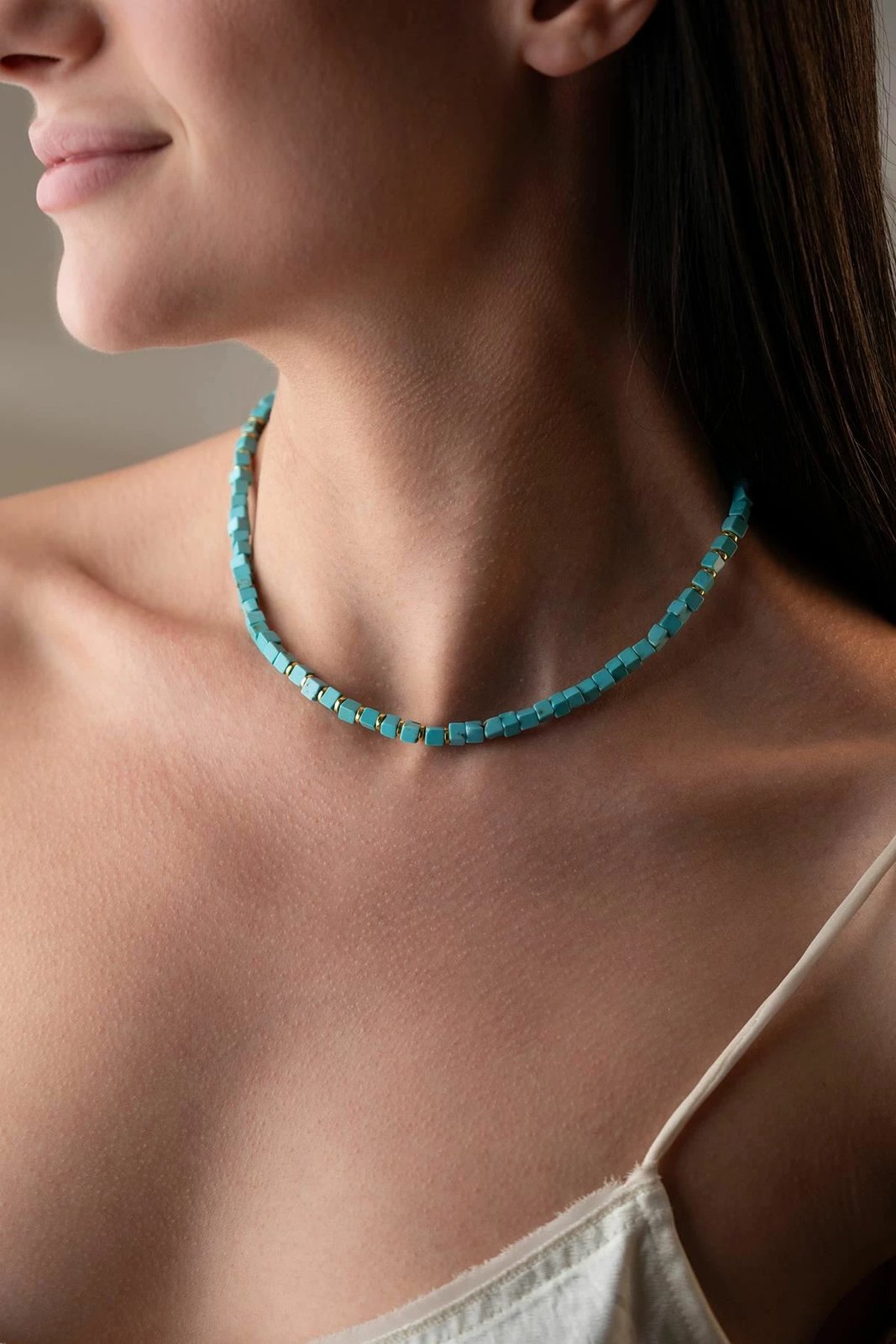 Varëse argjendi, ngjyrë ari, gur turkezi, Jumeon, NRZ1000405