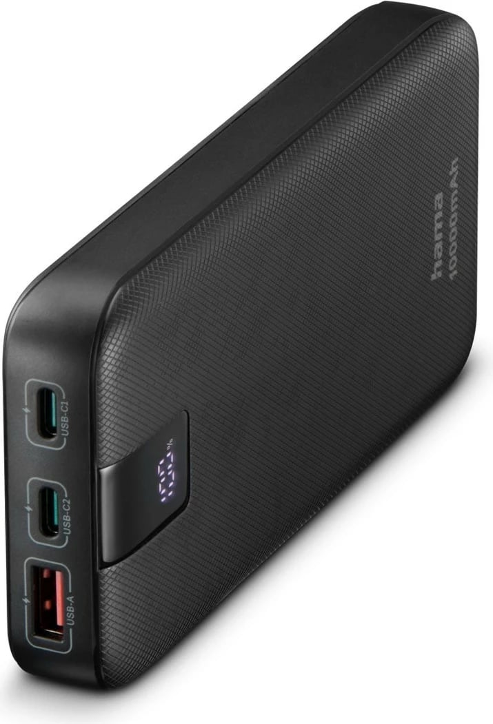 Power bank Hama PD 10000 mAh, anthracite