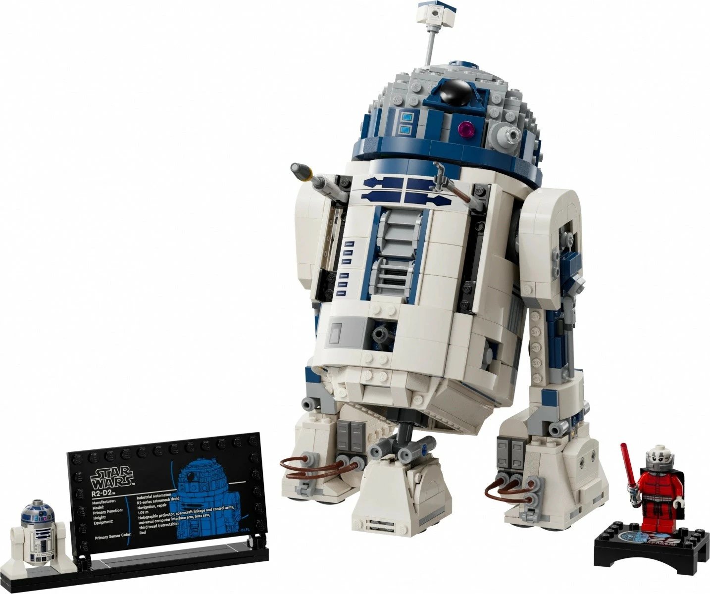 Set LEGO Star Wars R2-D2 75379, 1050 pjesë, me minifigurë Darth Malak, për fëmijë dhe të rritur, shumëngjyrësh
