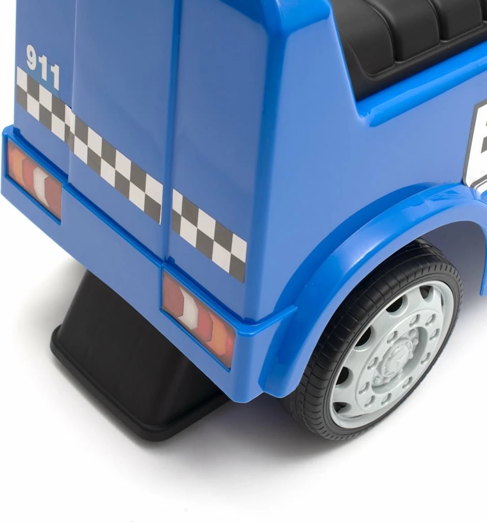 makinë ride-on fëmijësh, Baby Mix, Mercedes POLICE, me drita e tinguj, ngarkesë 25 kg, për 12m+, blu