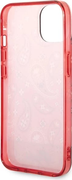 Mbështjellës Guess Bandana Paisley për iPhone 14 Plus 6.7", i kuq, hardcase
