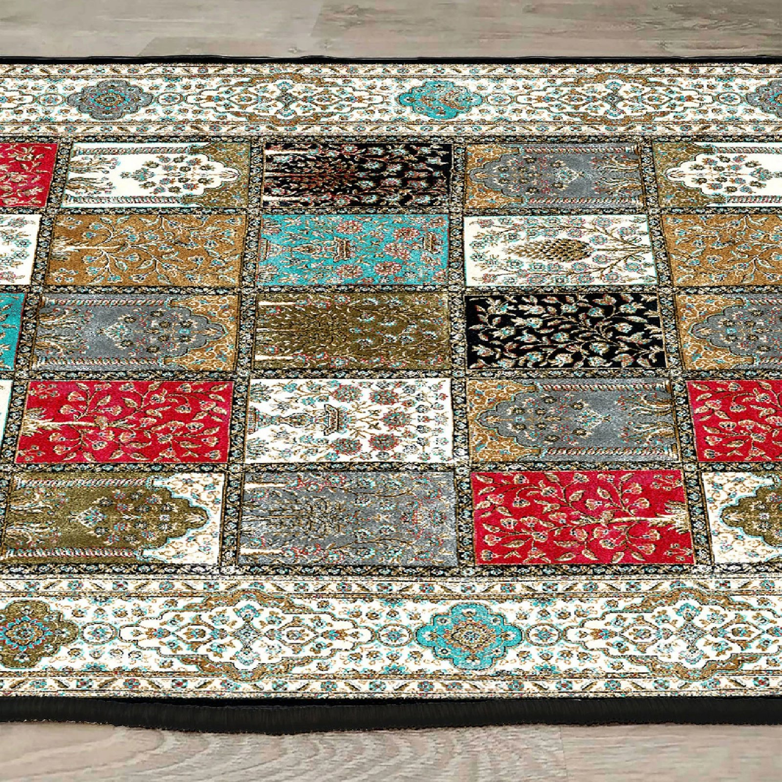 Qilim Velvet, shumëngjyrësh, 80x120cm, Conceptum Hypnose, Els1831