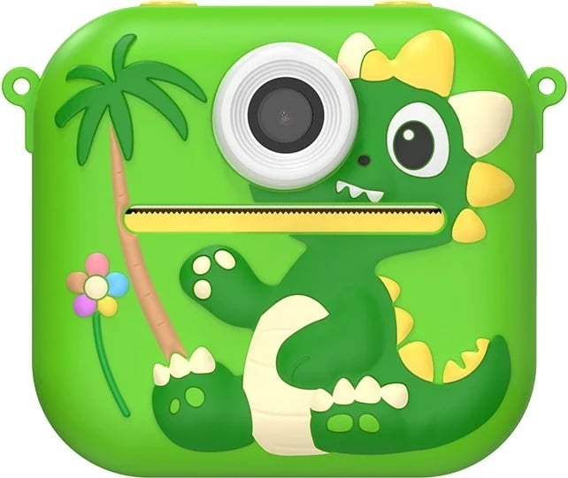 Aparat fotografik Tracer DinoCam, 48MP, printim i menjëhershëm, 13 aksesorë, bardhë