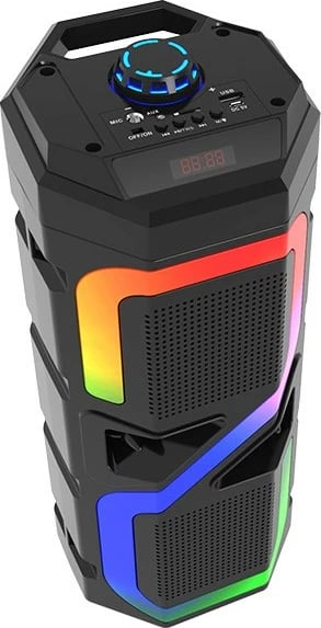 Altoparlant Bluetooth TWS, Tracer Natrix TRAGLO47193, 16W, Bluetooth 5.0, FM, RGB LED, i zi