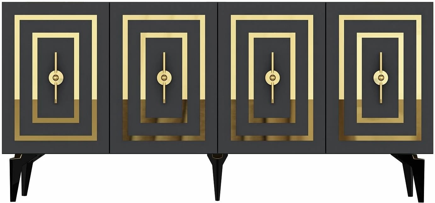 Konsol Skye Decor, ngjyrë antracit, Viola