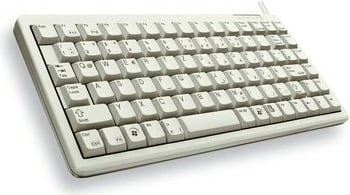 Tastierë Cherry G84-4100 mini, USB, QWERTY, gri