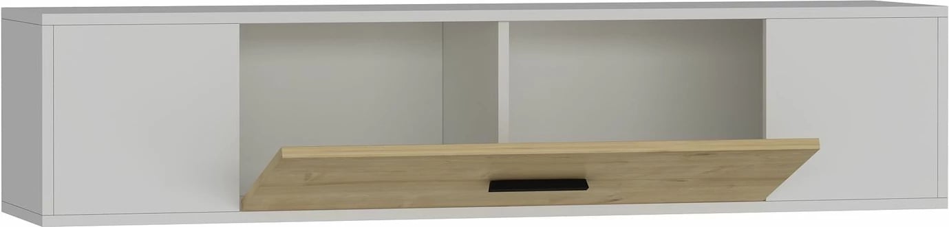 Komodë TV Skye Decor, e bardhë, lisi sapphire