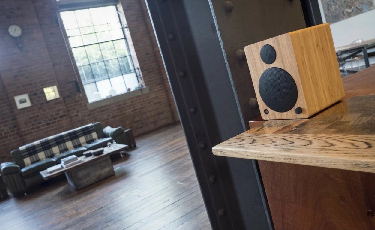 Sistem zëri Wavemaster CUBE MINI NEO, 2.0 kanale, Bluetooth, 36W, Bamboo
