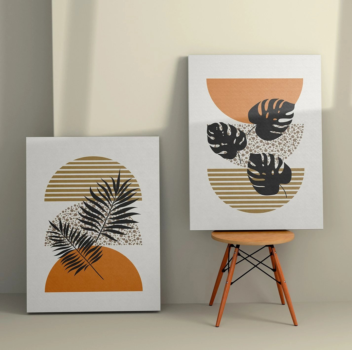 Pikturë dekorative në kanavacë (2 copë), Wallity, 2KNV4253, 70x100cm